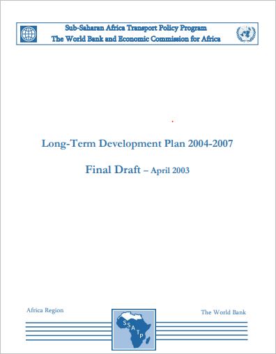 SSATP Long-Term Development Plan (LTDP): 2004-2007