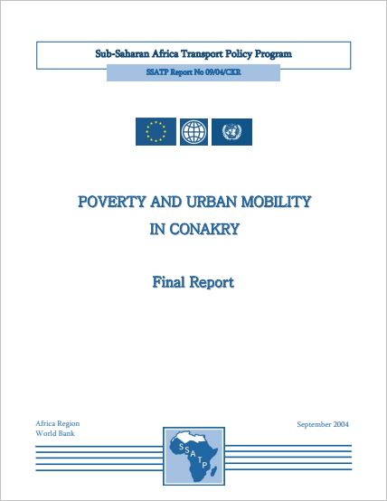 Poverty and Urban Mobility in Conakry