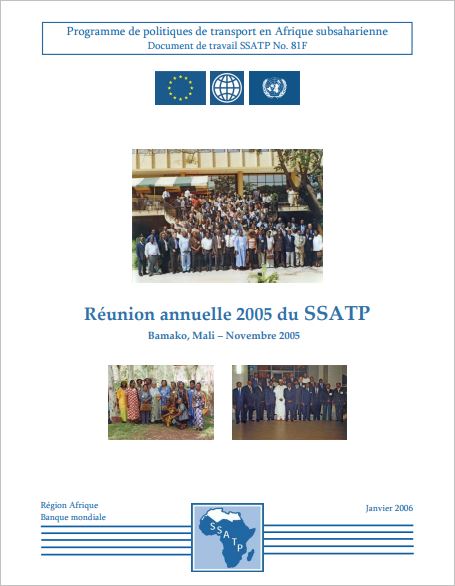 Réunion annuelle 2005 du SSATP - Bamako, Mali