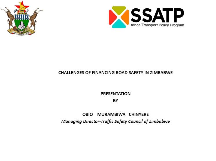 Challenges of Financing Road Safety in Zimbabwe
