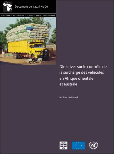 Directive sur le contrôle de la surcharge des véhicules en Afrique orientale et australe