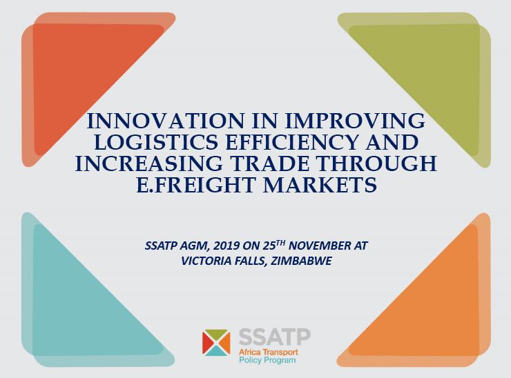 Innovation in Improving Logistics Efficiency and Increasing Trade through E-Freight Markets