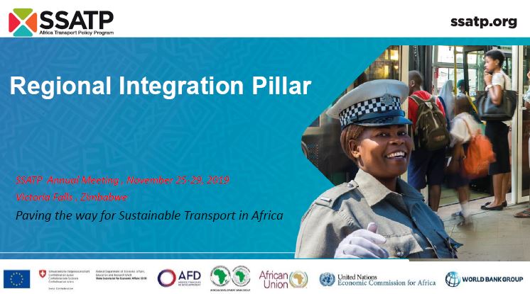 Regional Integration Pillar - Wrap-Up Presentation at SSATP 2019 Annual General Meeting