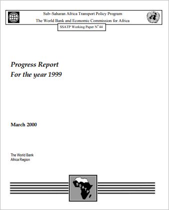 SSATP Progress Report 1999