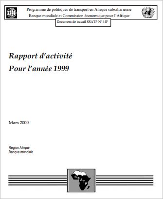 SSATP Rapport d'activité 1999