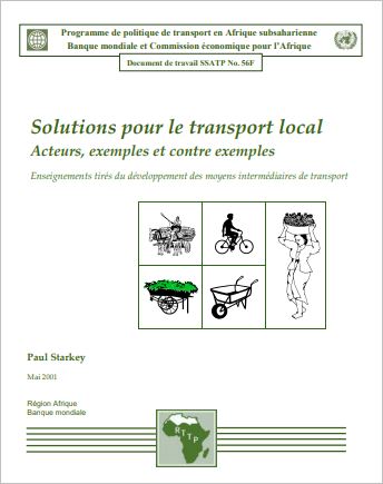 Solutions pour le transport local : Acteurs, exemples et contre exemples - Enseignements tirés du développement des moyens intermédiaires de transport