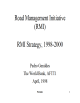 Road Management Initiative (RMI) Strategy 1998/2000