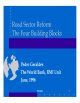 Road Sector Reform: The Four Building Blocks