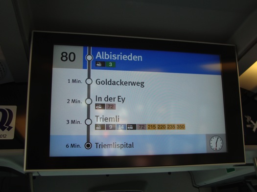 Real-time passenger information