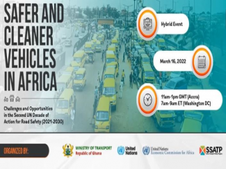 Kofi Annan Road Safety Award Webinar on Safer and Cleaner Vehicles in Africa