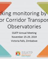 Truck Monitoring by GPS for Corridor Transport Observatories