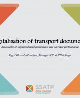 Digitilisation of Transport Documents: An Enabler of Improved Road Governance and Corridor Performance