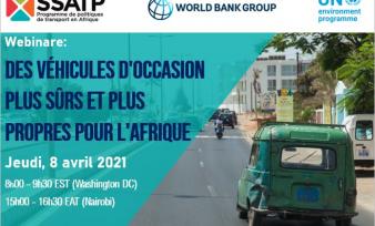 WEBINARE: Des véhicules d'occasion plus sûrs et plus propres pour l'Afrique
