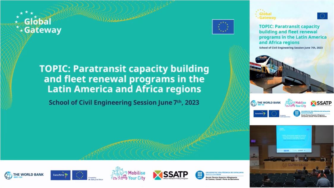 Global Gateway Knowledge Exchange Workshop at UITP Summit 2023: Paratransit capacity building and fleet renewal programs in the Latin America and Africa regions