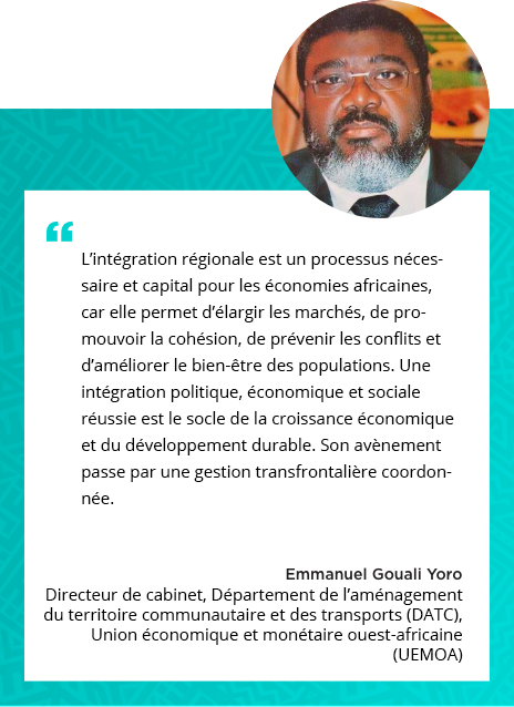 Testimonial of Mr. Emmanuel Gouali Yoro Cabinet Director, Department of Community Territorial Administration and Transport (DATC), West African Economic and Monetary Union (UEMOA)