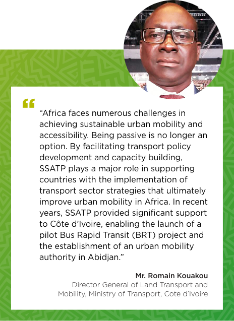 Testimonial of Mr. Romain Kouakou, Director General of Land Transport and Mobility, Ministry of Transport, Cote d’Ivoire